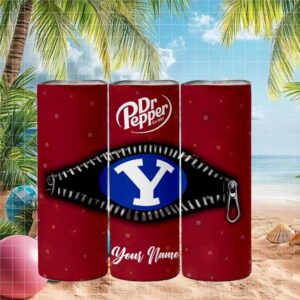 Byu Cougars Dr Pepper Big 12 Football Zipper Personalized