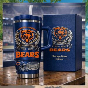 Chicago Bears 107th Anniversary Commemorative Tumbler