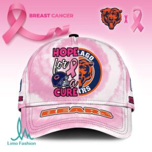Chicago Bears Breast Cancer Awareness Hope for a Cure Cap
