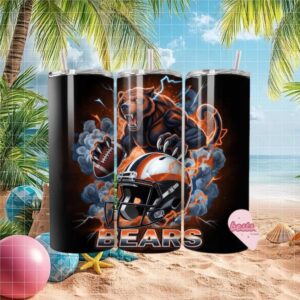 Chicago Bears Football Tumbler Wrap PNG