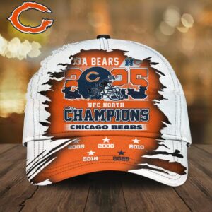Chicago Bears NFL NFC North Champions Hat Chicago Bears NFL NFC North Champions Hat