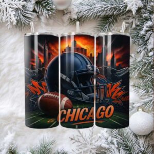 Chicago Bears NFL Team Logo Stainless Steel Tumbler