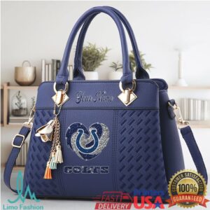 Colts Spirit Personalized Handbag with Tassels