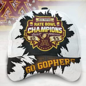 Congrats Minnesota Golden Gophers Football Named To Champions 2025 Rate Bowl Classic Cap Snapback Hat Congrats Minnesota Golden Gophers Football Named To Champions 2025 Rate Bowl Classic Cap Snapback Hat