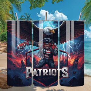 Craft Your Victory Sip With New England Patriots inspired Tumblers!
