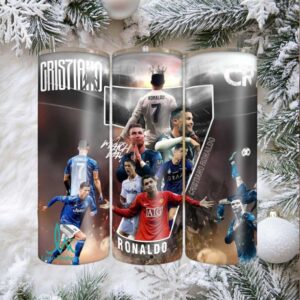 Cristiano Ronaldo CR7 Soccer Fan Tumbler