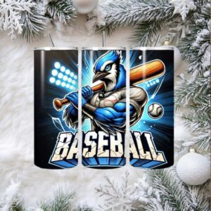 Custom Baseball Mascot Drink Tumbler