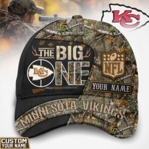Custom Camouflage Minnesota Vikings Kansas City Chiefs The Big One Cap