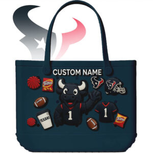 Custom Houston Texans Fritos O Style Tote Bag