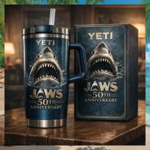 Custom Jaws 50th Anniversary Special Edition Tumbler