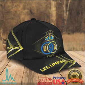 Custom Les Unionistes Yellow & Blue Team Spirit Cap