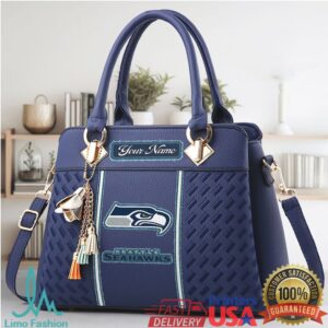 Custom NFL Seattle Seahawks Fan Satchel Handbag