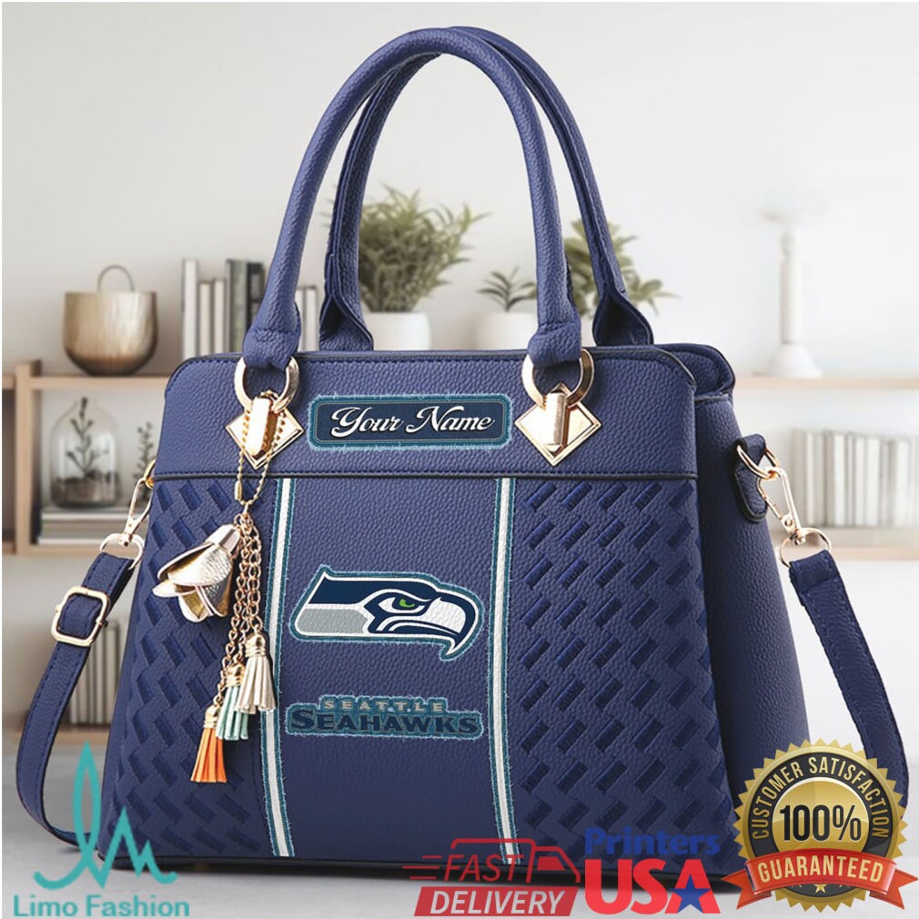 Custom NFL Seattle Seahawks Fan Satchel Handbag Custom NFL Seattle Seahawks Fan Satchel Handbag