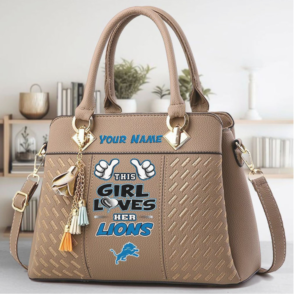 Custom Name Detroit Lions Handbag Women’s Top Handle Satchel Purse, Team Fan Gear Custom Name Detroit Lions Handbag Women’s Top Handle Satchel Purse, Team Fan Gear