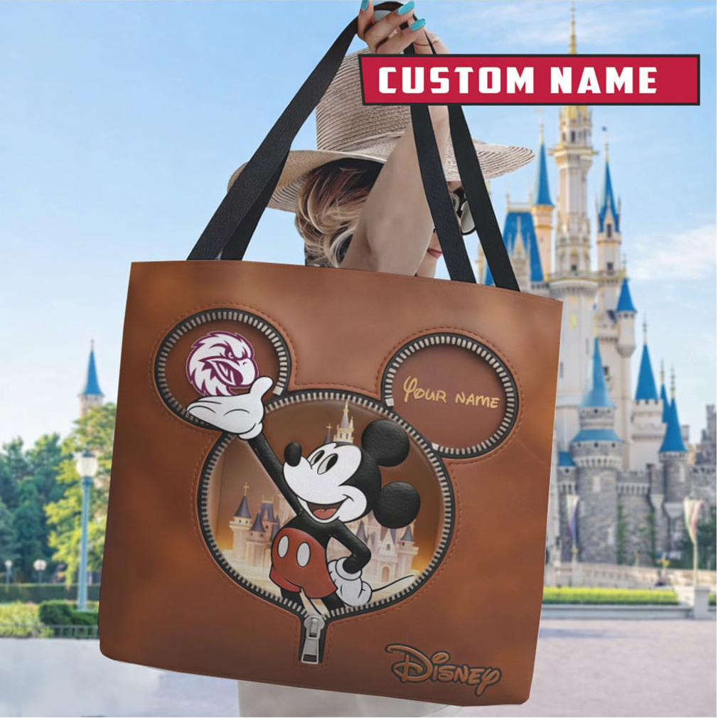 Custom Name Mickey Mouse Leather Handbag Custom Name Mickey Mouse Leather Handbag