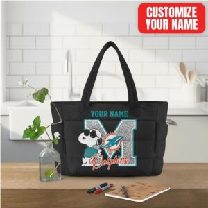Custom Name NFL Dolphins Fan Accessory Bag Custom Name NFL Dolphins Fan Accessory Bag
