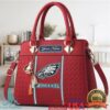 Atlanta Falcons Navy Faux Leather Handbag Atlanta Falcons Navy Faux Leather Handbag