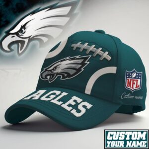 Custom Philadelphia Eagles NFL Team Apparel Hat