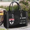 Custom Name Purple Satchel with Dockers Anchor Design Bag Custom Name Purple Satchel with Dockers Anchor Design Bag