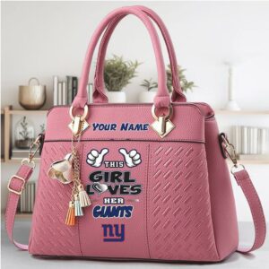 Custom This Girl Loves Her Giants Bag Custom This Girl Loves Her Giants Bag
