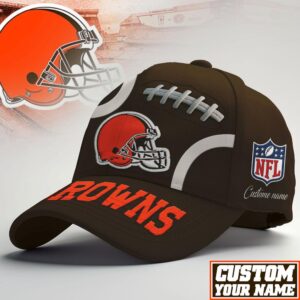 Customizable Cleveland Browns NFL Football Cap
