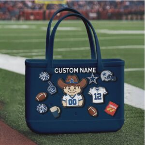 Customizable Dallas Cowboys Fan Tote Bag