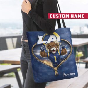 Customizable Los Angeles Rams Tote Bag Customizable Los Angeles Rams Tote Bag