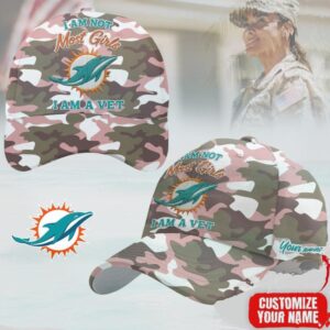 Customizable Pink Camo Philadelphia Eagles Veteran Baseball Cap