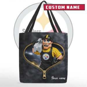 Customizable Pittsburgh Steelers Construction Worker Tote Bag