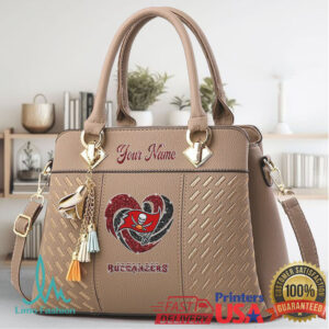 Customizable Tampa Bay Buccaneers Heart Logo Handbag