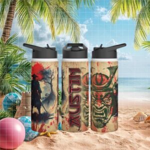 Customizable Warrior's Hydration Flask Tumbler