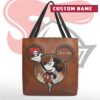Personalized Disney Mickey Mouse Faux Leather Tote Bag Personalized Disney Mickey Mouse Faux Leather Tote Bag