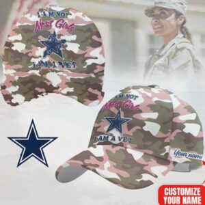 Dallas Cowboys NFL Camo Women Veterans Classic Custom Name Adjustable Hat Dallas Cowboys NFL Camo Women Veterans Classic Custom Name Adjustable Hat