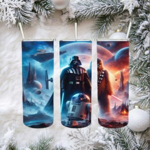 Darth Vader & Chewbacca Insulated Tumblers