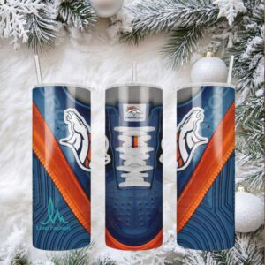 Denver Broncos 20oz Custom Sneaker Tumbler