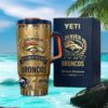 Seattle Seahawks 50th Anniversary 2025 NFC Champions Gold Edition Yeti Tumbler with Handle Seattle Seahawks 50th Anniversary 2025 NFC Champions Gold Edition Yeti Tumbler with Handle