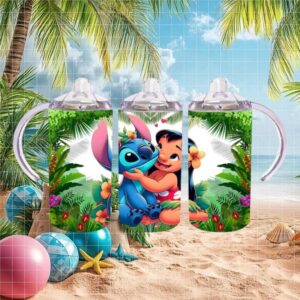Disney Stitch and Lilo Hug Tumbler