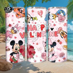 Disney Valentine's Day Character Tumblers
