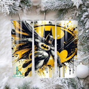 Dynamic Batman Splash Art Stainless Steel Tumbler