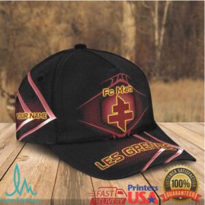 Fc Metz Les Grenats Custom Maroon Graphic Cap