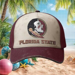 Florida State Seminoles Distressed Logo Cap