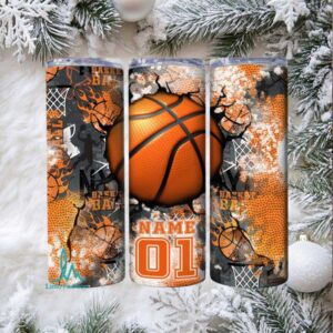 Game Day Insulated Basketball Tumbler