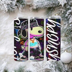 Gangsta Snoopy Custom Sublimation Tumbler