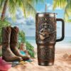Winnie the Pooh 100th Anniversary Embossed Gold 40oz Tumbler Winnie the Pooh 100th Anniversary Embossed Gold 40oz Tumbler