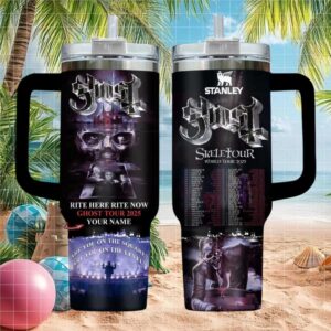 Ghost Band “Skeletour” World Tour 2025 Personalized 40oz Tumbler