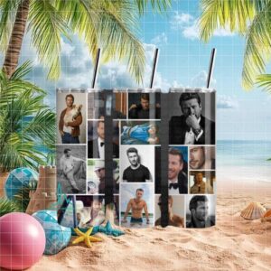 Glen Powell Fan Art Photo Collage Tumbler