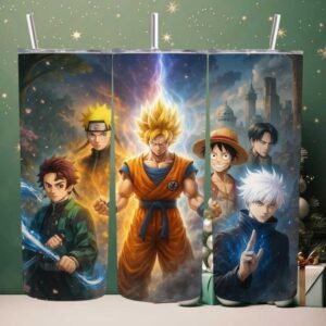 Goku and Friends Ultimate Anime Tumbler