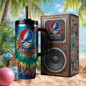 Grateful Dead “What A Long Strange Trip” 1965 Forever Tie Dye 40oz Tumbler