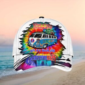 Grateful Dead What A Long Strange Trip Tie Dye Bus Graphic Cap