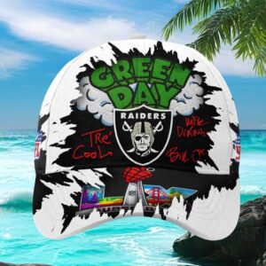 Green Day x Las Vegas Raiders NFL Mashup Graphic Cap.jfif